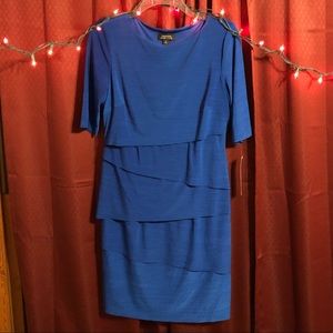 💙TAHARI💙 blue Dress NWT! Beautiful! 💞🌸